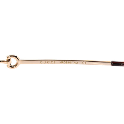 Gucci Metal Horsebit Square Sunglasses GG0879S Gold 5 of 8