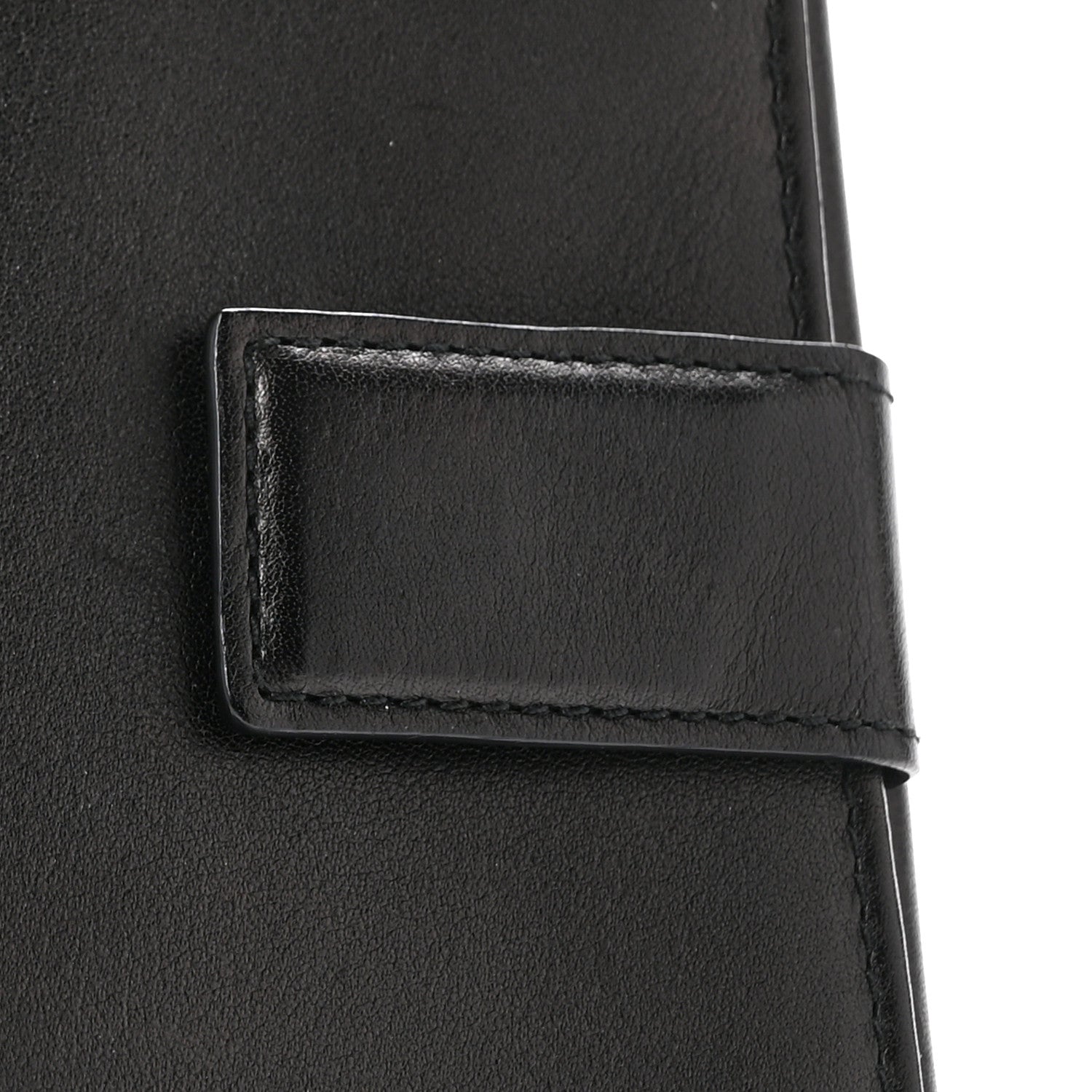 Salvatore Ferragamo Calfskin Gancini French Wallet Black 10 of 12