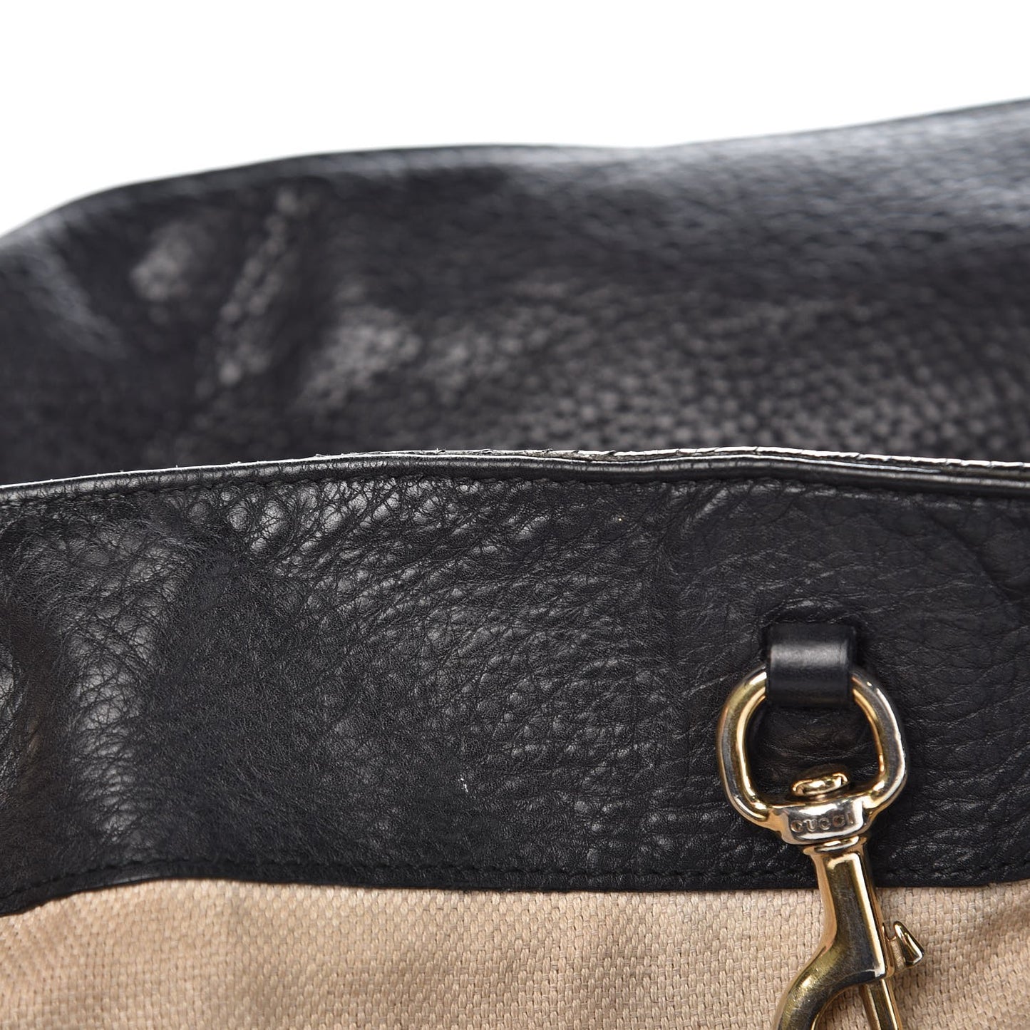 Pebbled Calfskin Medium Soho Chain Shoulder Bag Black