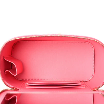 Chanel Shiny Caviar Quilted Pick Me Up Vanity Case Pink 5 of 10