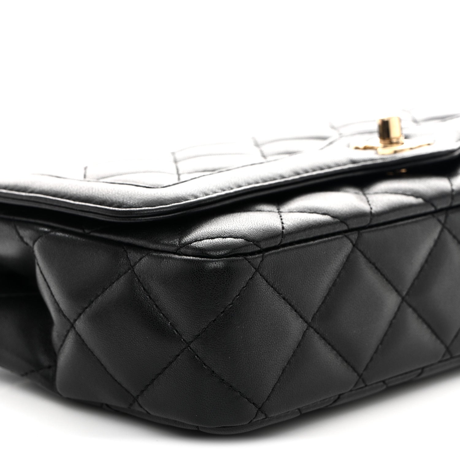 Chanel Lambskin Quilted Small Flap Bag Black 9 of 10