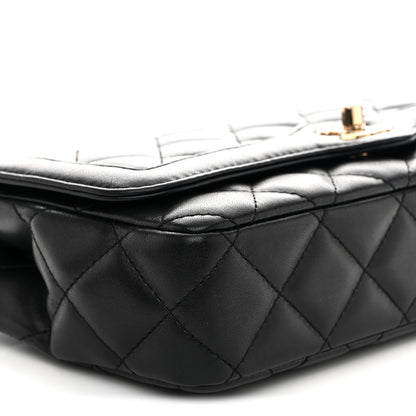 Chanel Lambskin Quilted Small Flap Bag Black 9 of 10