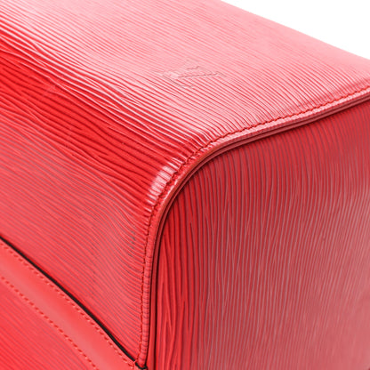 Louis Vuitton Epi Speedy 30 Castillan Red 10 of 13