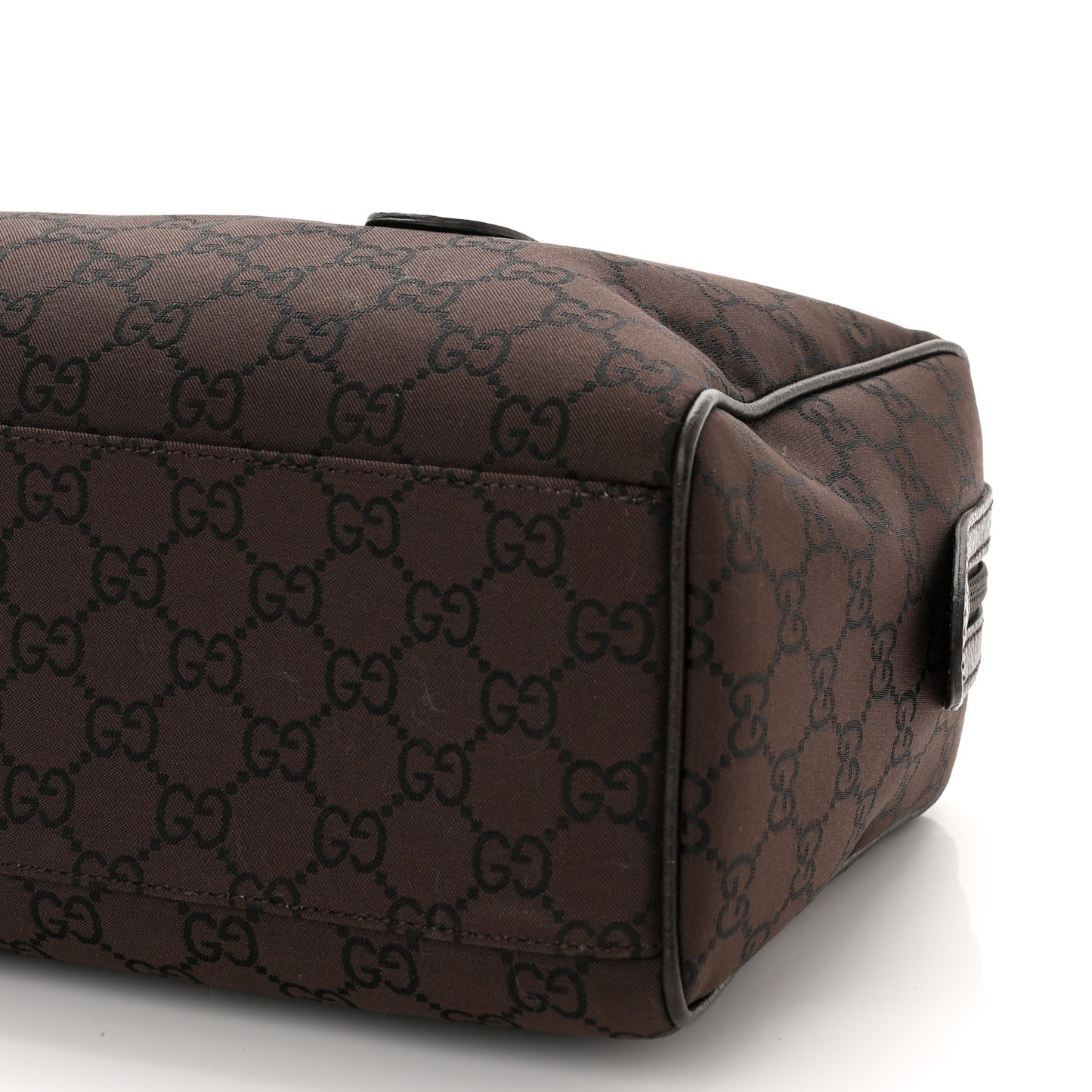 Nylon Monogram Small Boston Dark Brown