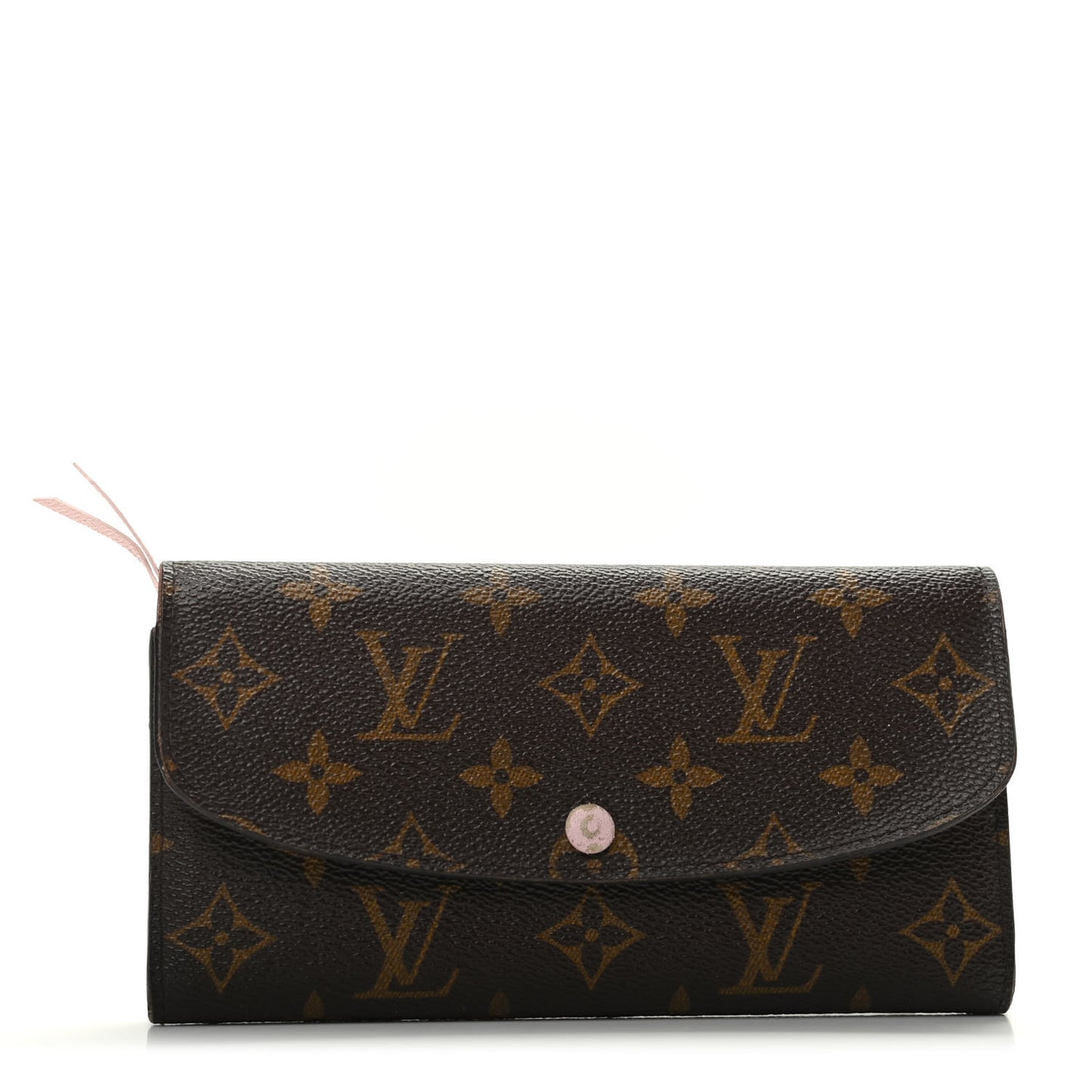 Monogram Emilie Wallet Rose Ballerine