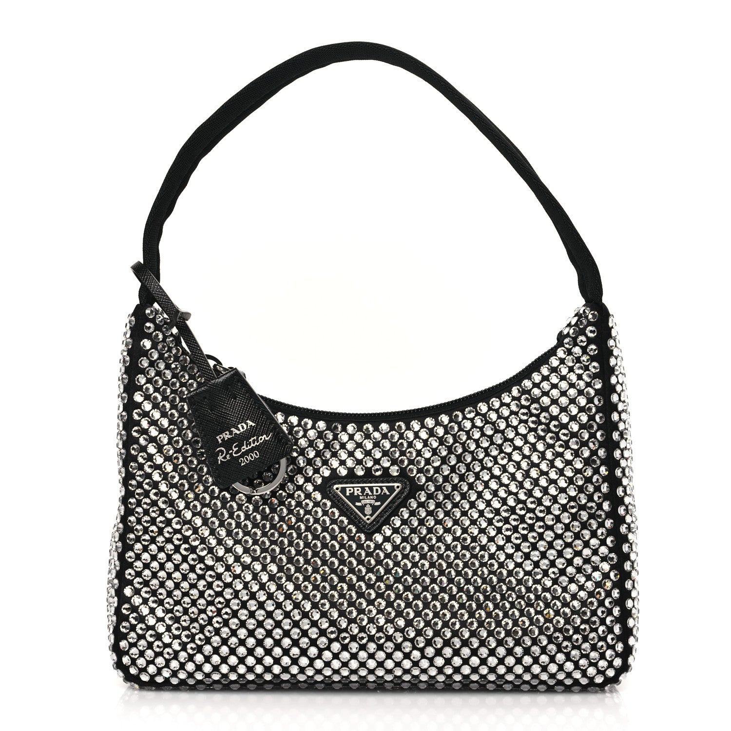 Prada Satin Crystal Mini Re-Edition 2000 Bag Cristal 1 of 10