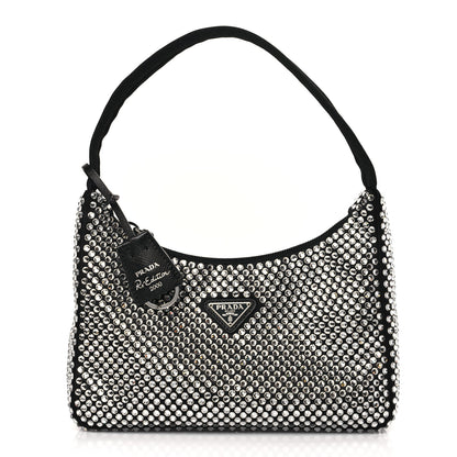 Prada Satin Crystal Mini Re-Edition 2000 Bag Cristal 1 of 10