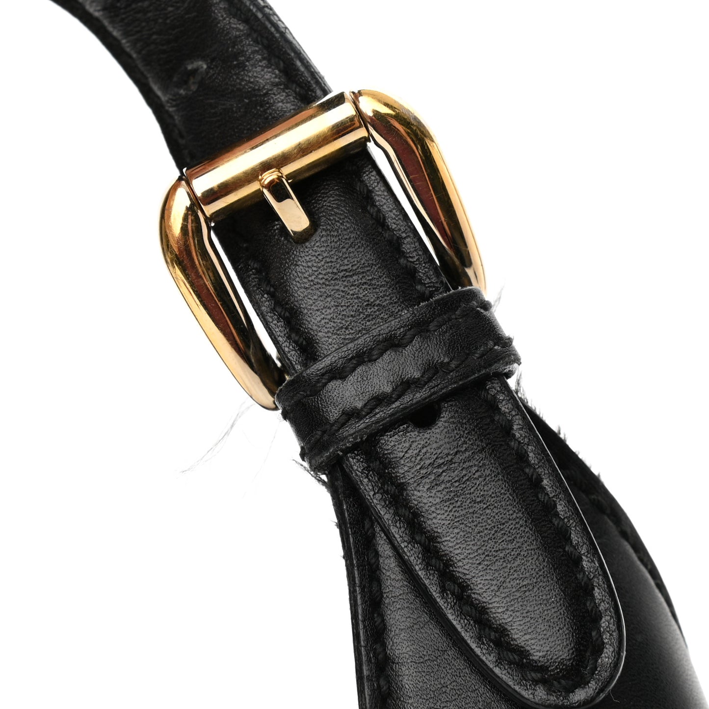 Calfskin Horsebit 85th Anniversary Hobo Black