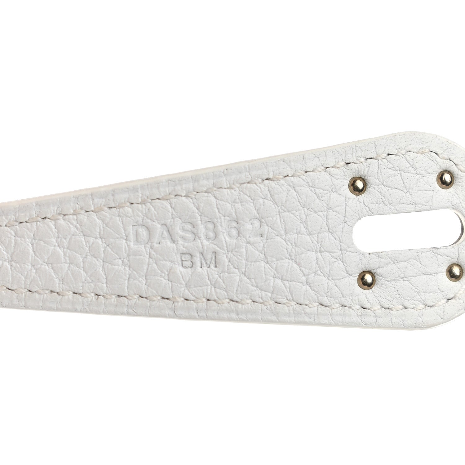 Hermes Taurillon Clemence Lindy 26 White 7 of 9