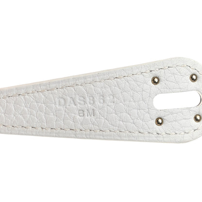Hermes Taurillon Clemence Lindy 26 White 7 of 9