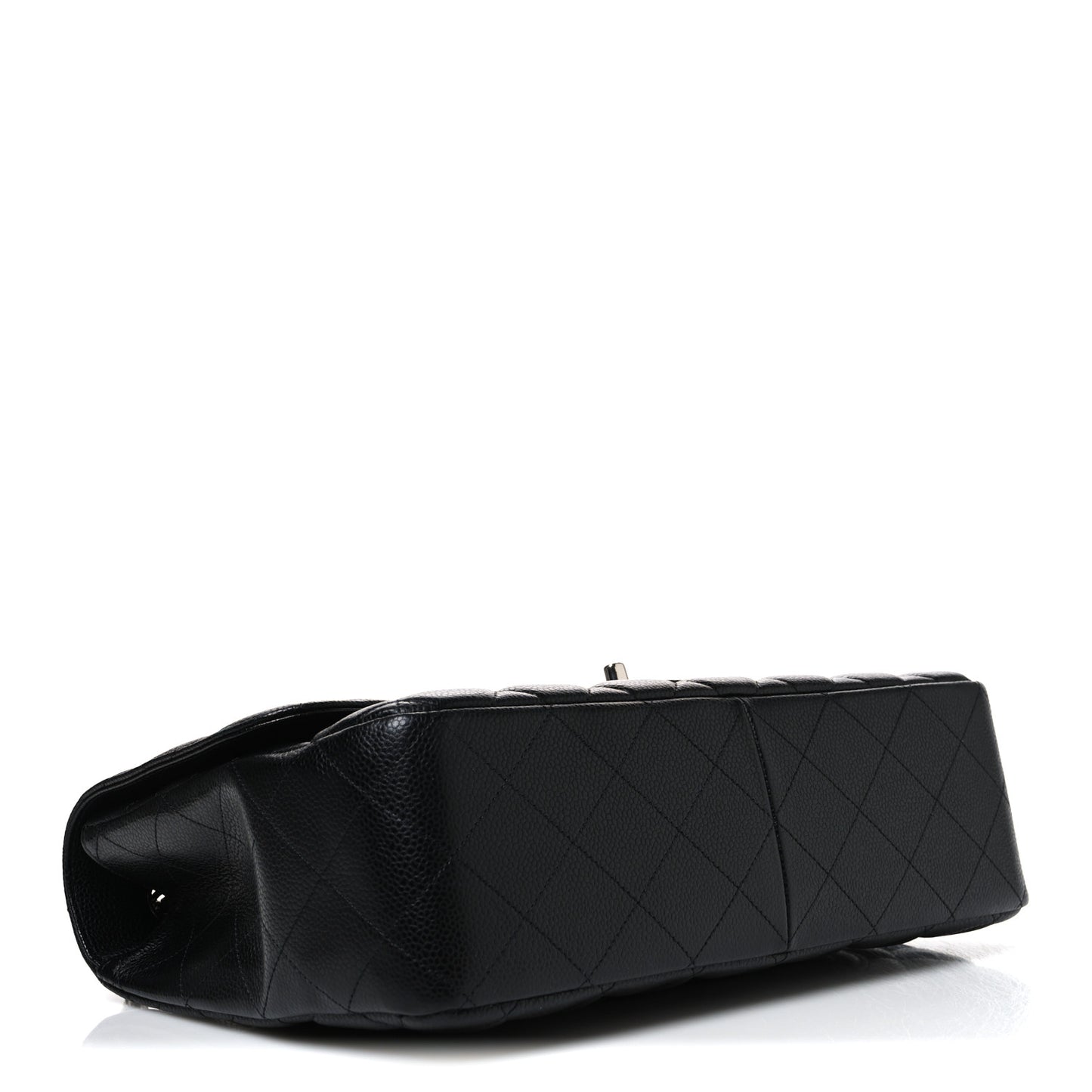 Caviar Quilted Jumbo Single Flap Black