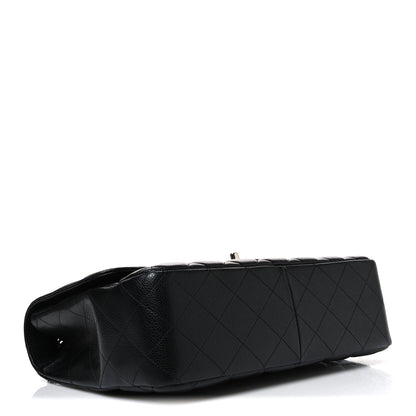Chanel Caviar Quilted Jumbo Single Flap Black 3 of 9