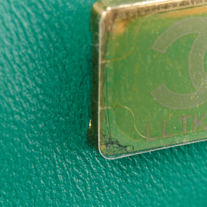Chanel Aged Calfskin Quilted 2.55 Reissue Mini Flap Green 7 of 11