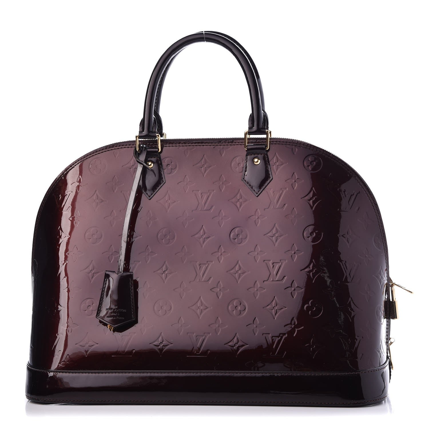 Louis Vuitton Vernis Alma GM Amarante 1 of 7