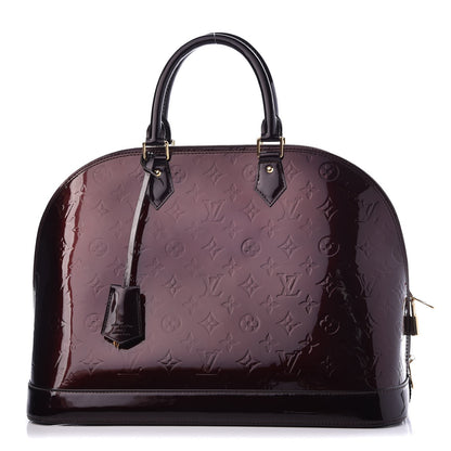 Louis Vuitton Vernis Alma GM Amarante 1 of 7