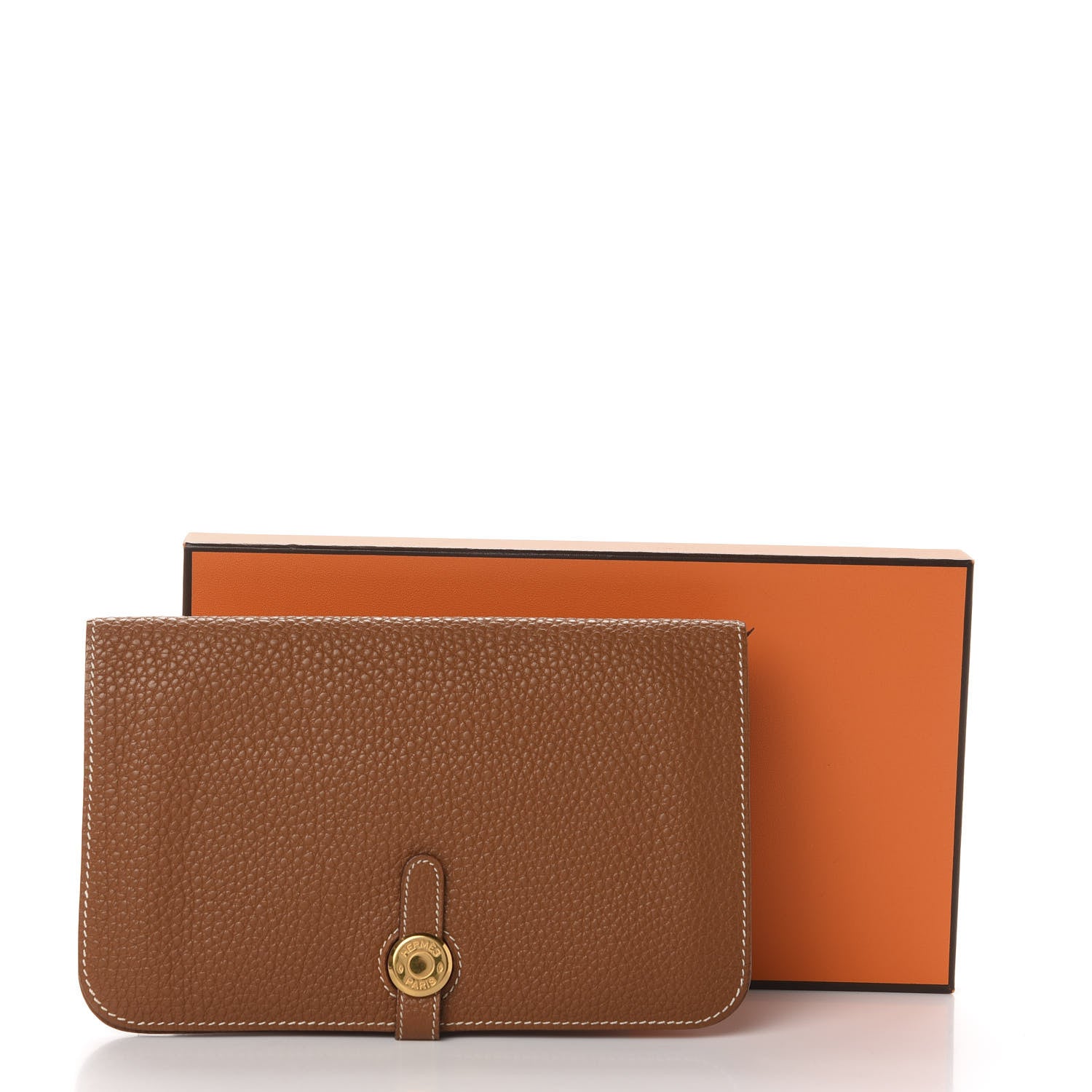 Hermes Togo Dogon Duo Wallet Gold 9 of 9