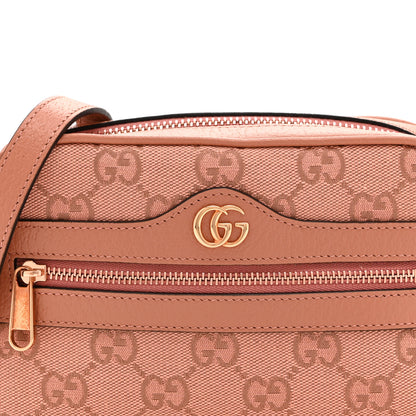 Gucci Monogram Textured Dollar Calfskin Mini Ophidia Shoulder Bag Cloche Rose Pink 8 of 10