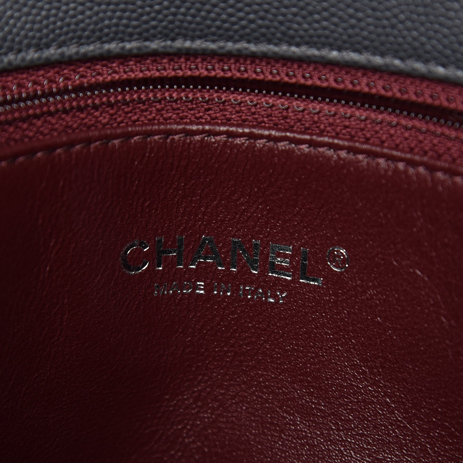 Chanel Caviar Lizard Quilted Medium Coco Handle Flap Grey 6 of 10