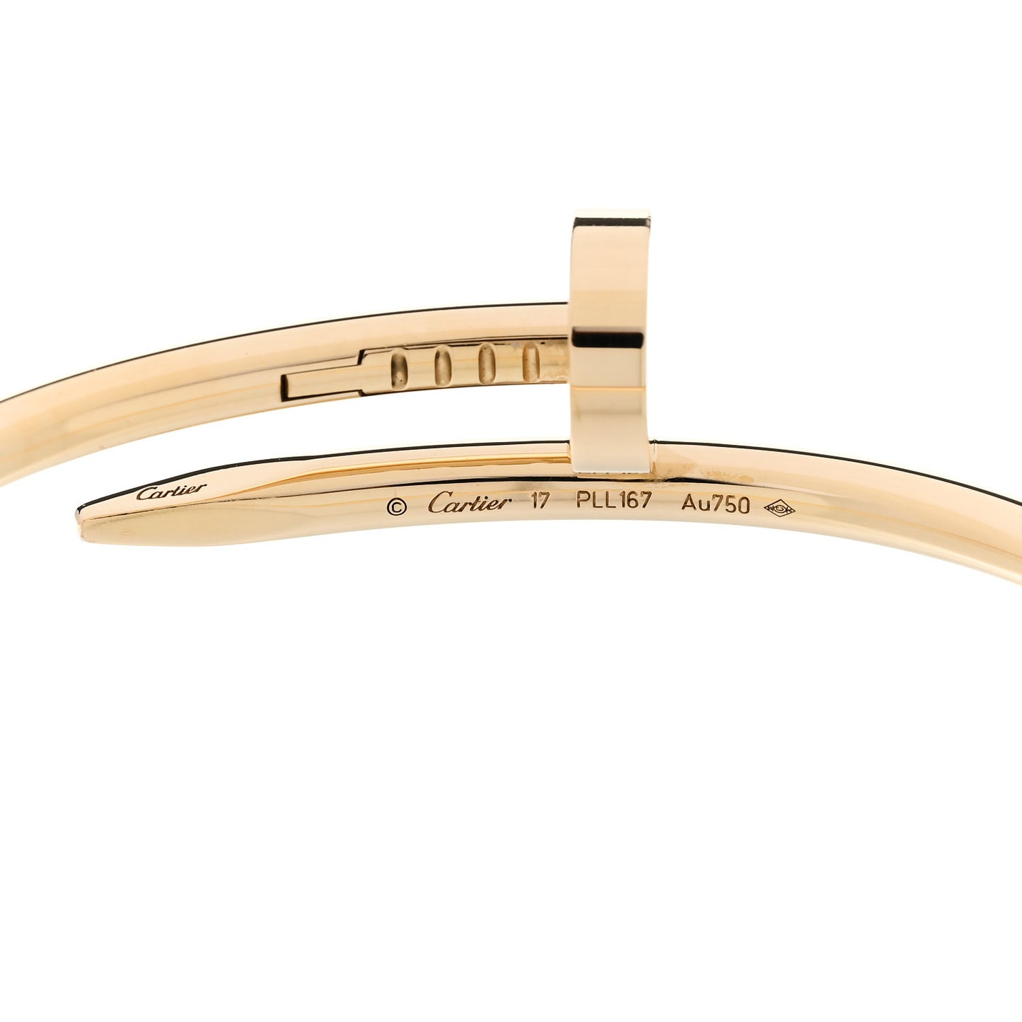 18K Yellow Gold Juste Un Clou Bracelet 17
