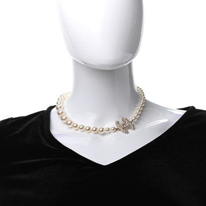 Chanel Pearl CC 100th Anniversary Necklace Light Gold 2 of 7