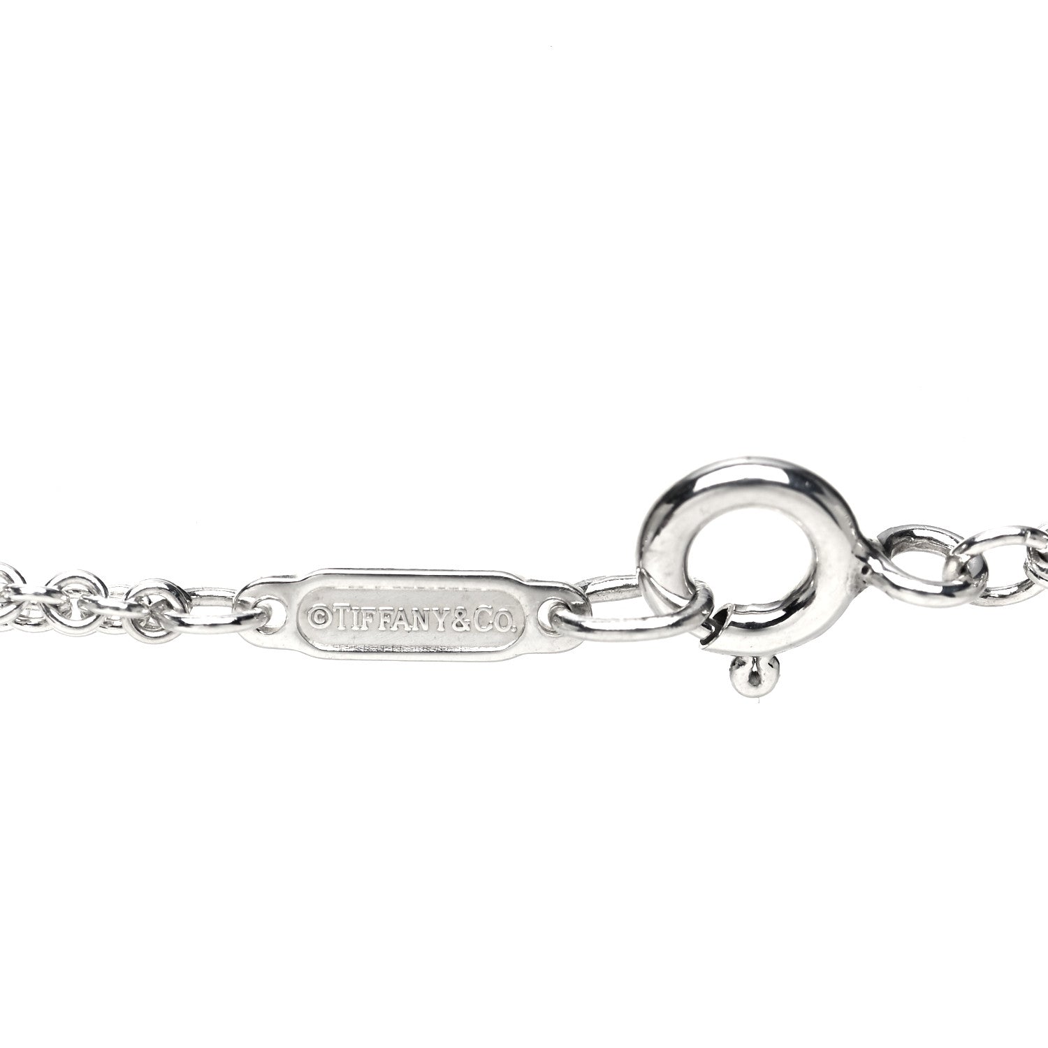 Tiffany Sterling Silver Infinity Pendant Necklace 4 of 5