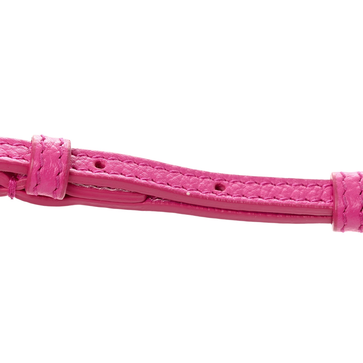 Balenciaga Grained Calfskin Logo Mini Ville Top Handle Bag Fuchsia White 13 of 13