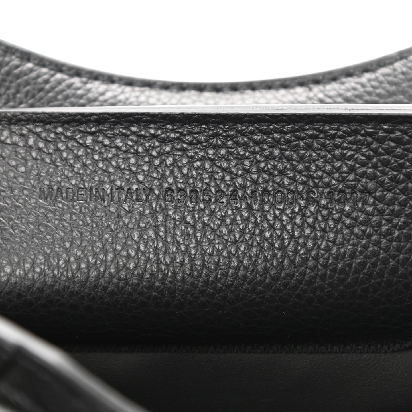 Grained Calfskin Neo Classic Black Hardware Mini City Black