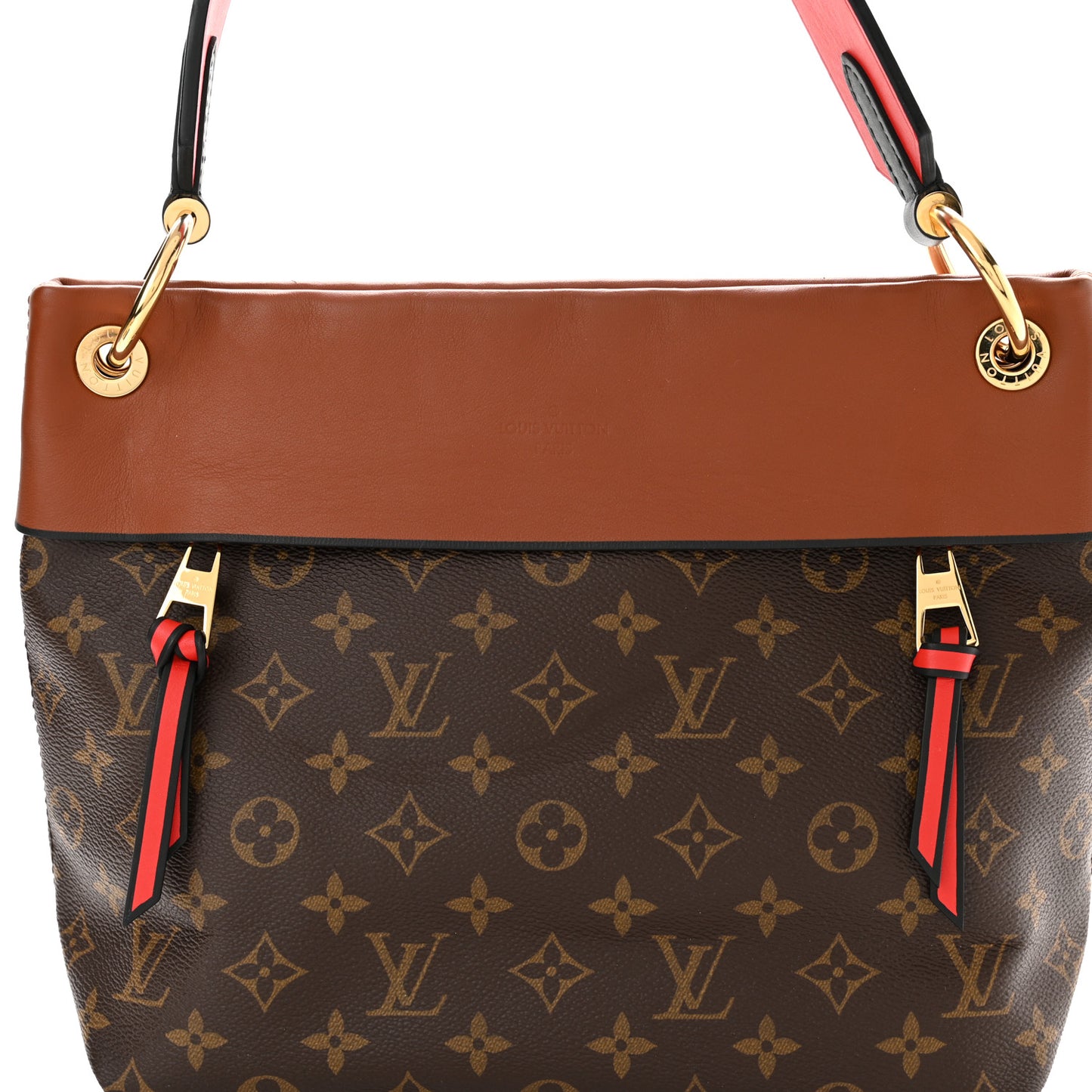 Monogram Tuileries Besace Caramel Rouge