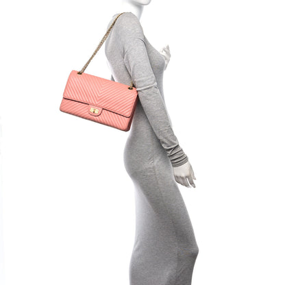 Chanel Sheepskin Chevron Quilted 2.55 Reissue 226 Flap Light Pink 2 of 11