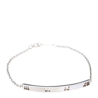 Tiffany Sterling Silver Atlas Bar Pierced Bracelet 1 of 7