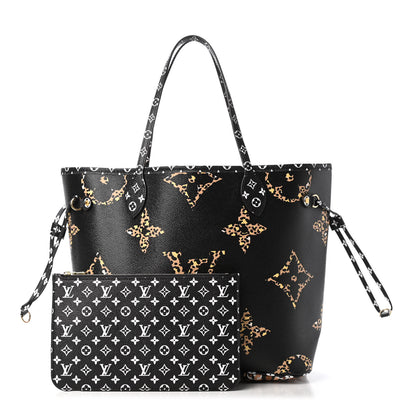Louis Vuitton Monogram Giant Jungle Neverfull MM Black 1 of 4