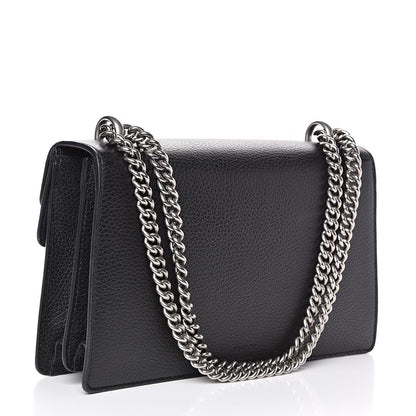 Gucci Pebbled Calfskin Small Dionysus Shoulder Bag Black 3 of 12