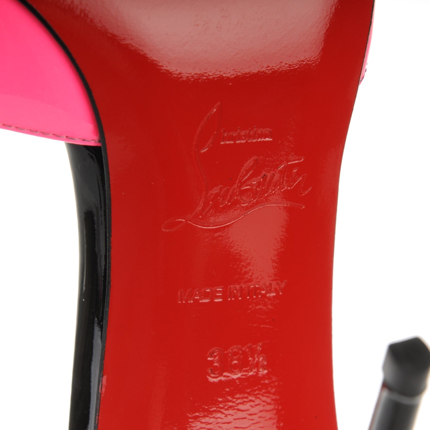 Patent Specchio Rivierina 100 Pumps 38.5 Shocking Pink