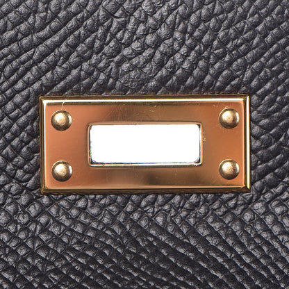 Hermes Epsom Kelly Sellier 25 Black 24 of 37