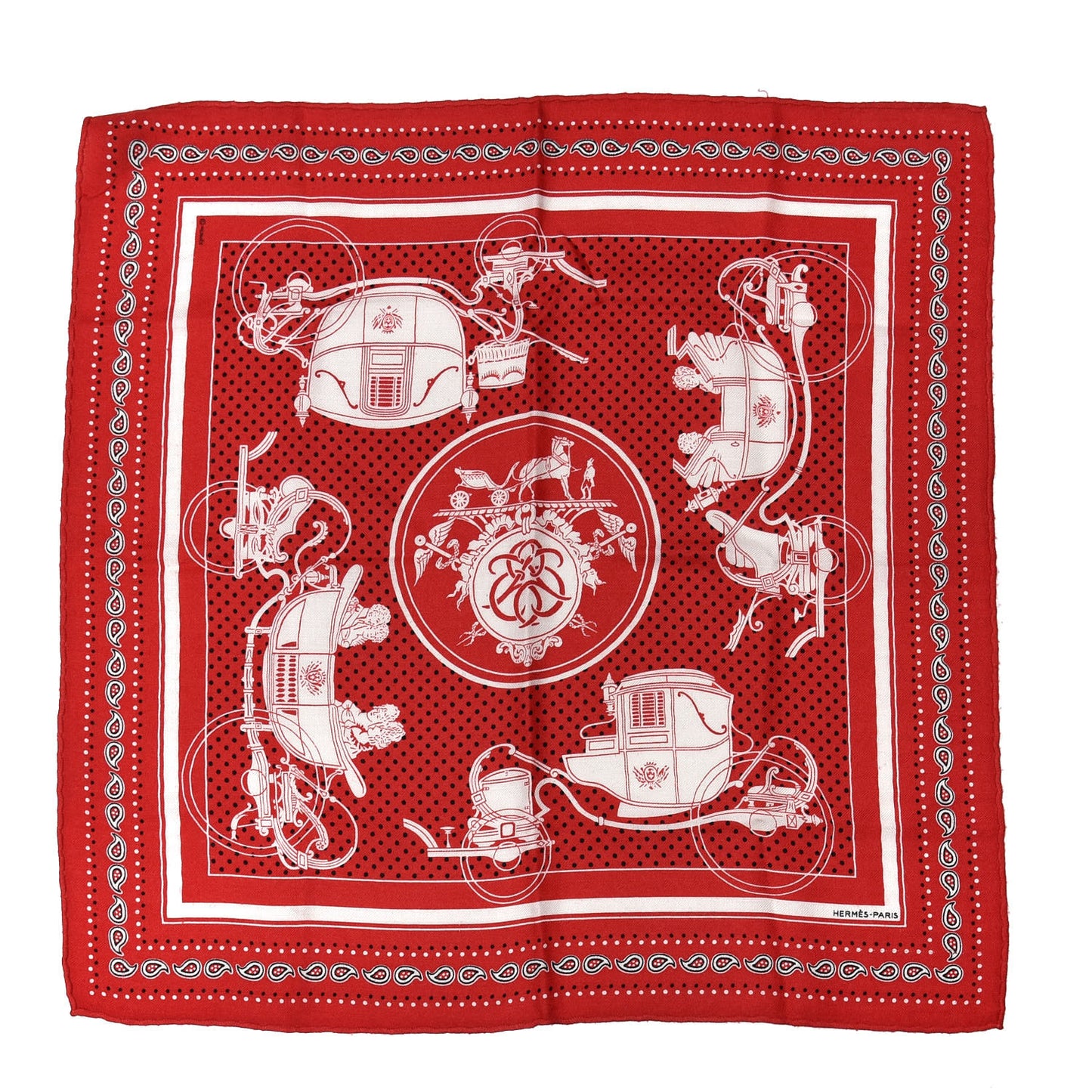 Cashmere Silk Ex-Libris Bandana Scarf 55