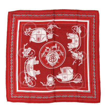 Hermes Cashmere Silk Ex-Libris Bandana Scarf 55 1 of 5