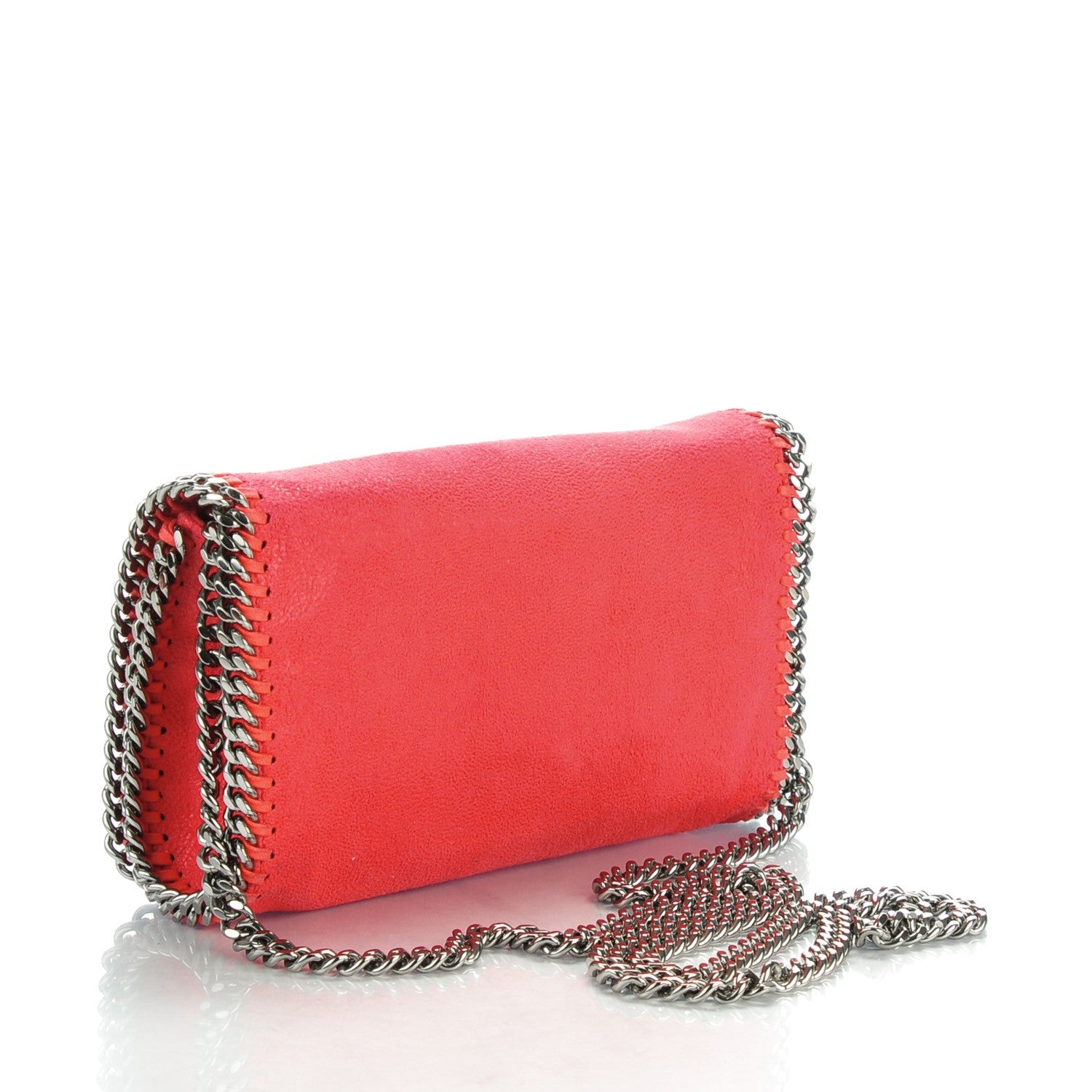 Stella McCartney Shaggy Deer Falabella Crossbody Bag Pink Fluo 3 of 7
