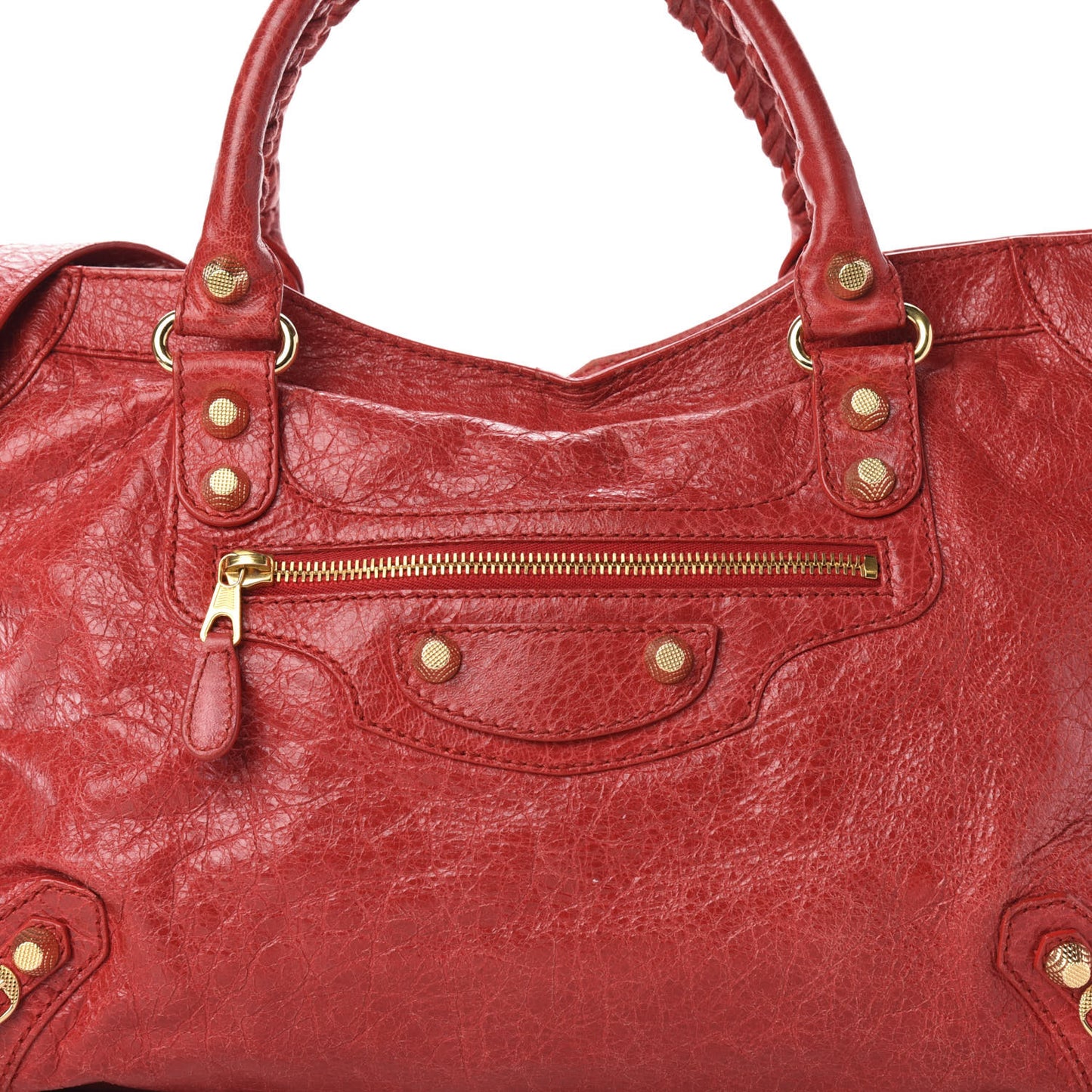 Agneau Giant 12 Gold Hardware City Rouge Cardinal