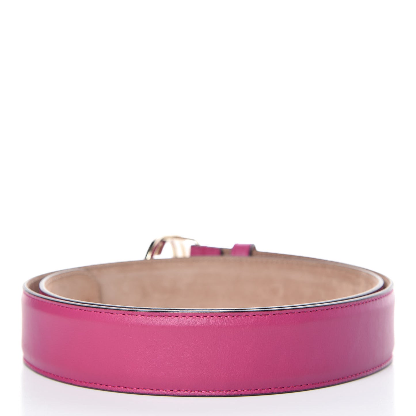 Moon Calfskin Interlocking G 37mm Belt 90 36 New Rosette