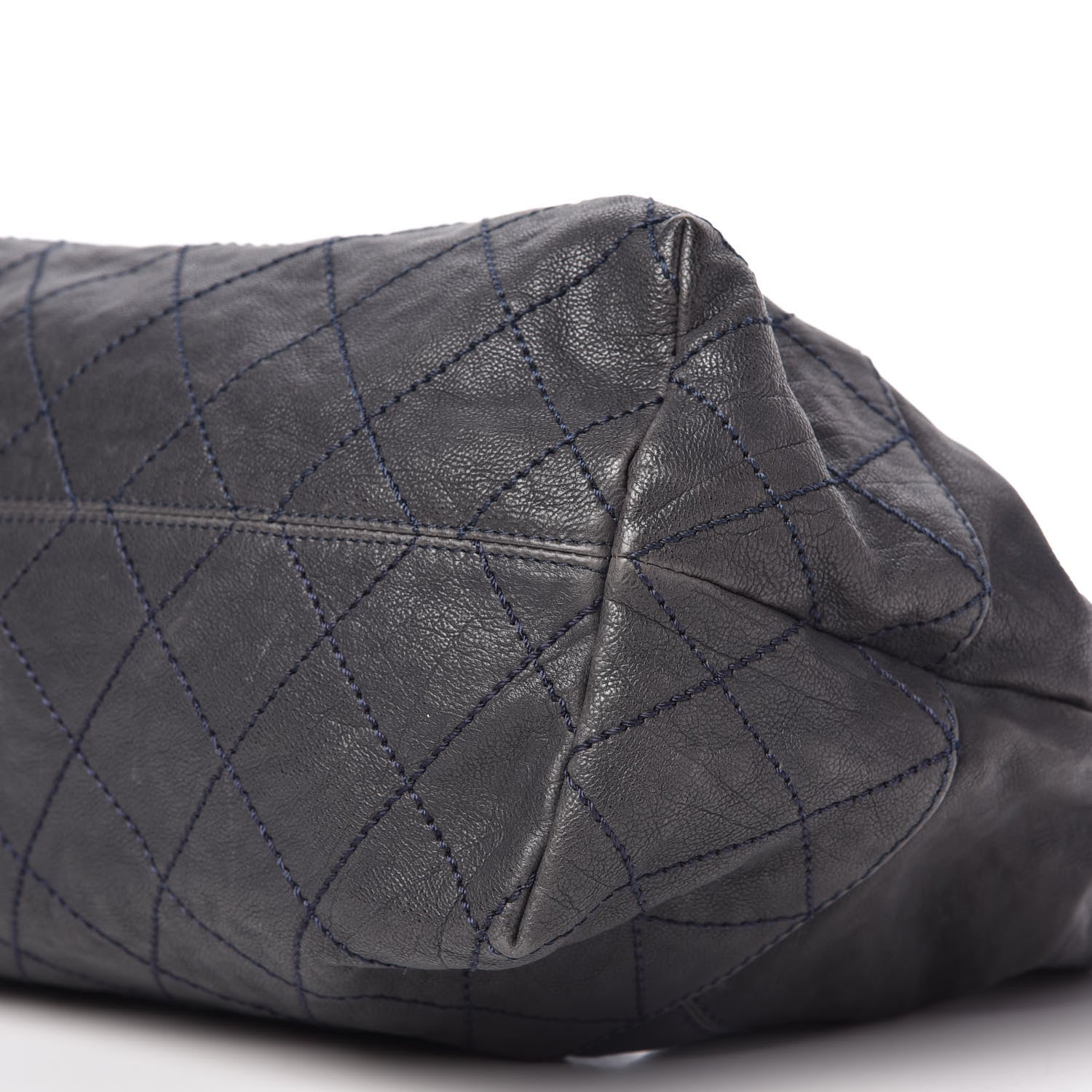 Chanel Calfskin Baby Coco Cabas Blue 8 of 11