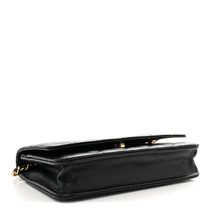 Chanel Caviar Quilted Wallet on Chain WOC Black 4 of 11