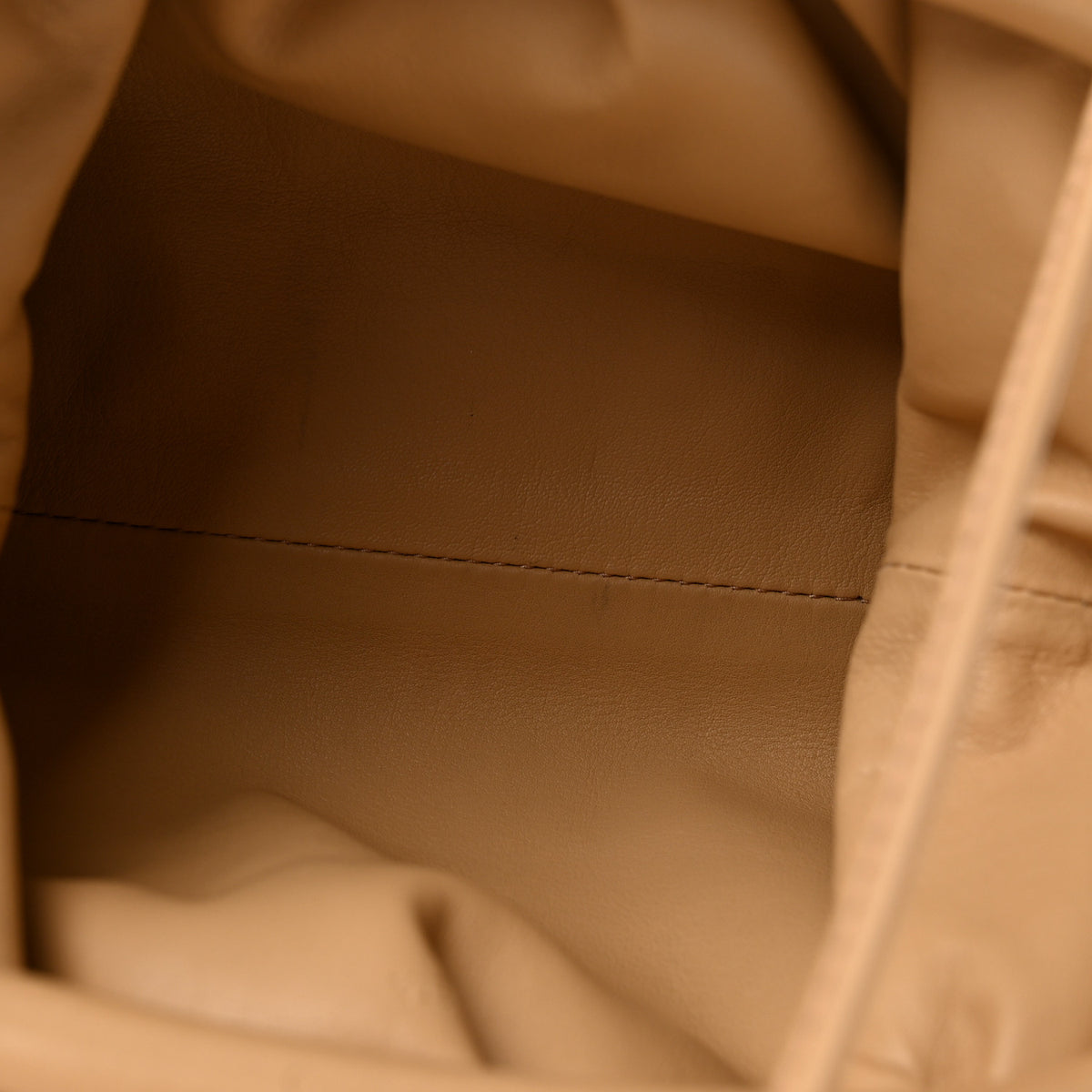 Butter Calfskin The Mini Pouch Almond