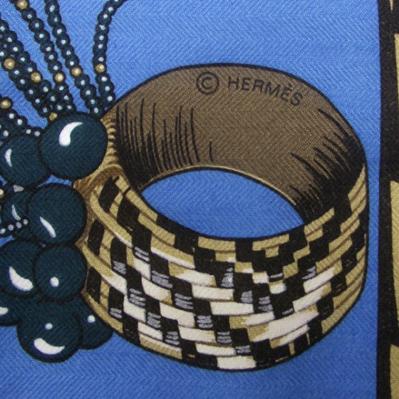 Hermes Cashmere Silk Brazil Shawl GM 140 5 of 7