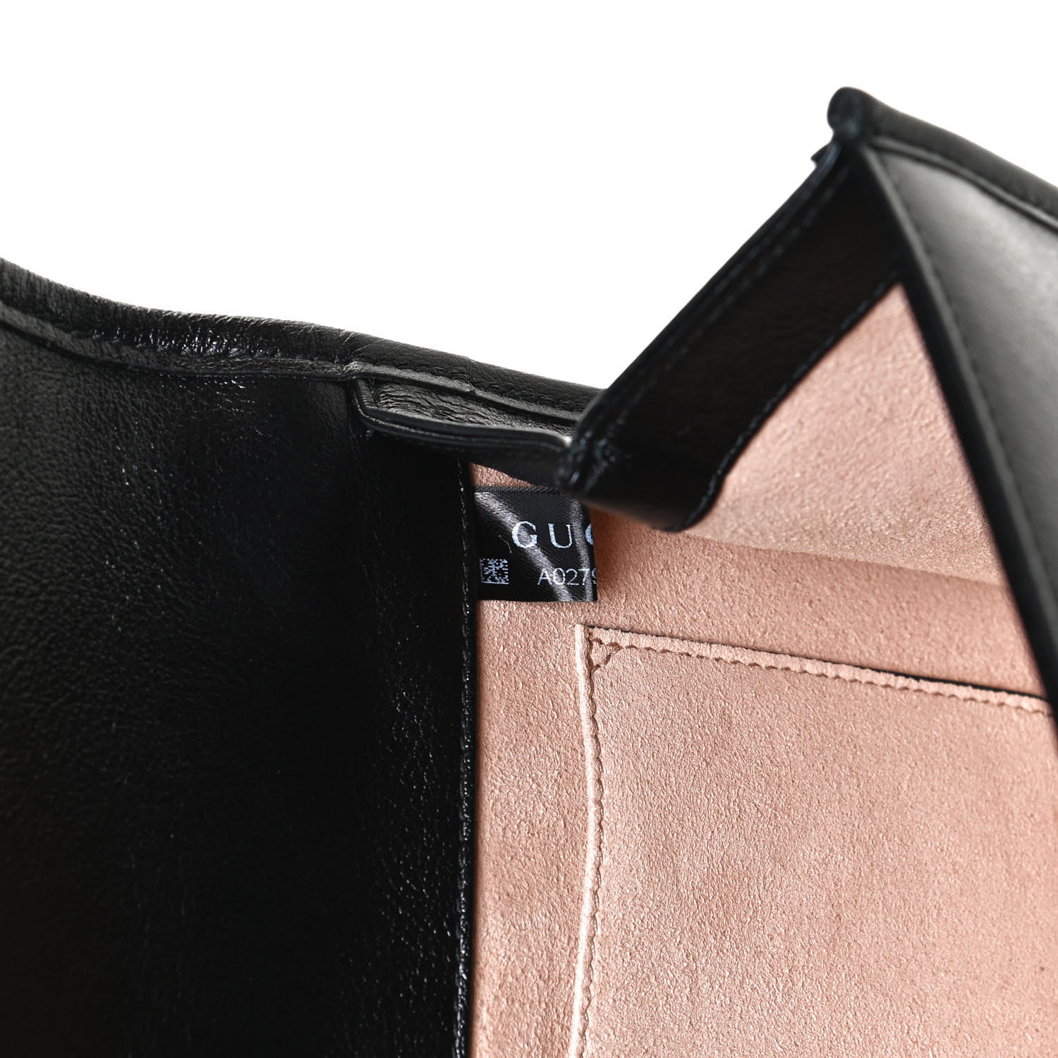 Gucci Textured Calfskin Web Small Rajah Slim Flap Shoulder Bag Black 8 of 12