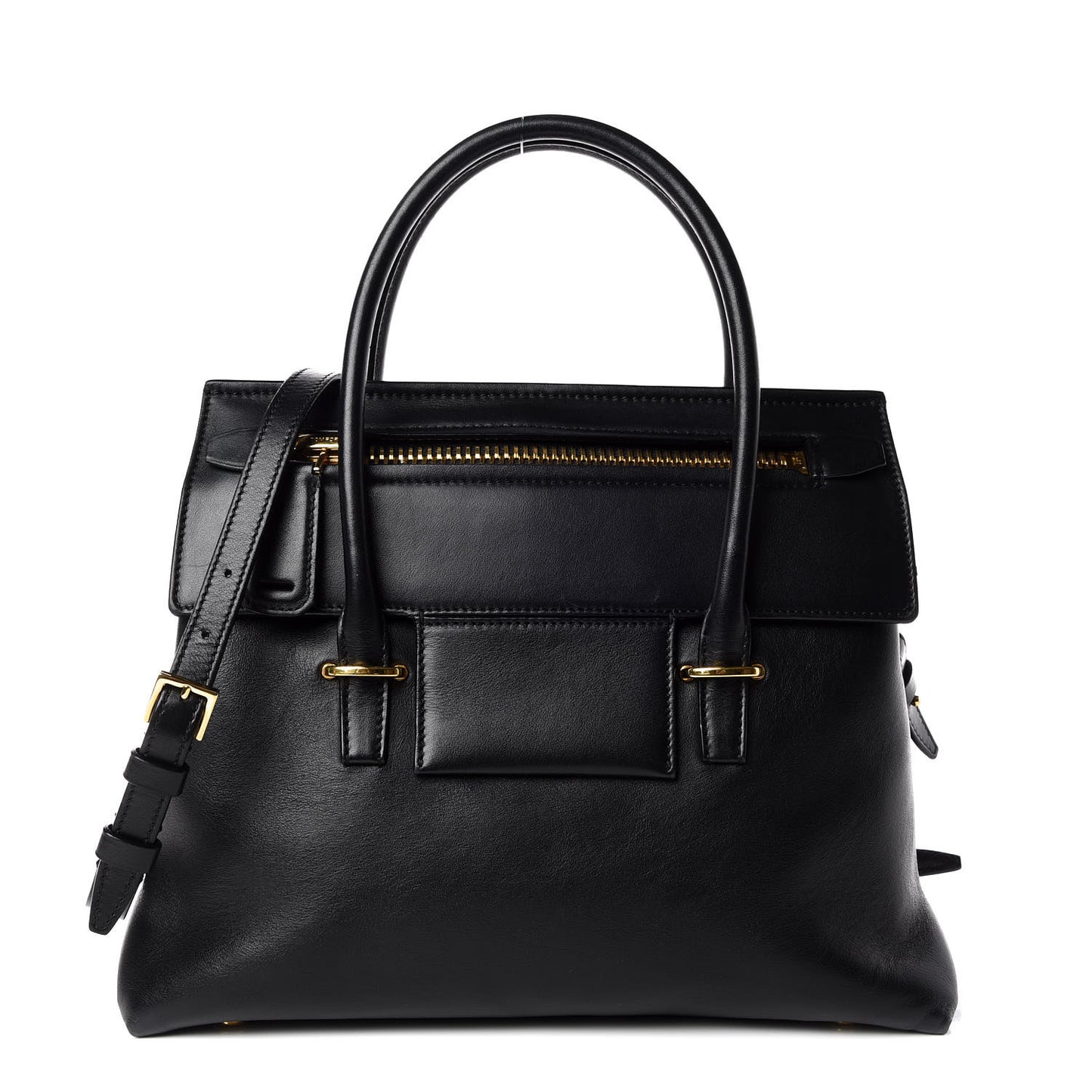 Smooth Calfskin Medium Icon Bag Black