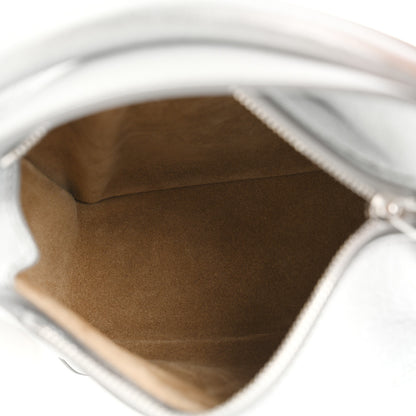 Loewe Laminated Lambskin Mini Puzzle Edge Bag Silver 5 of 9