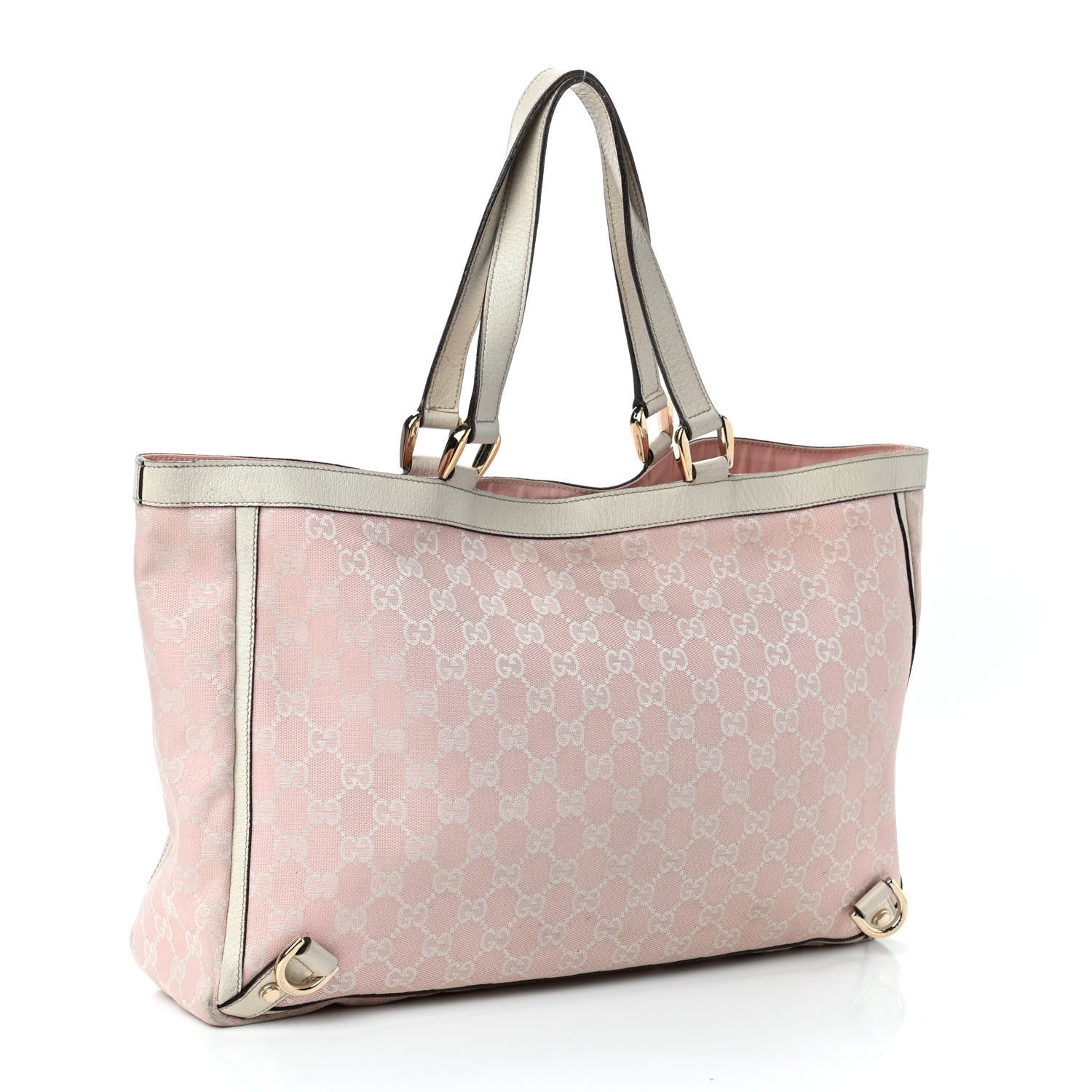 Gucci Monogram Large Abbey Tote Pink 2 of 4