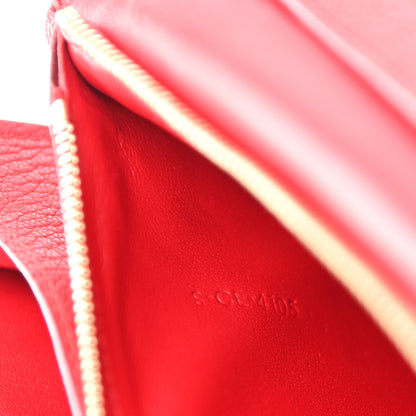 Celine Goatskin Medium Classic Box Flap Bag Carmin 8 of 10