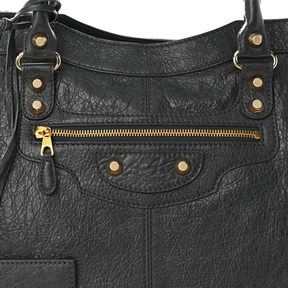 Balenciaga Agneau Giant 12 Gold Hardware Monday Gris Fossile 8 of 11