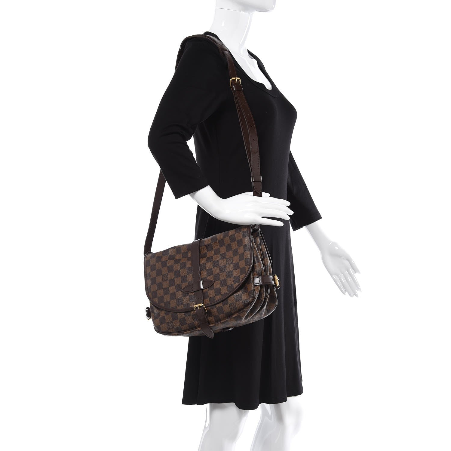 Louis Vuitton Damier Ebene Saumur 30 2 of 7